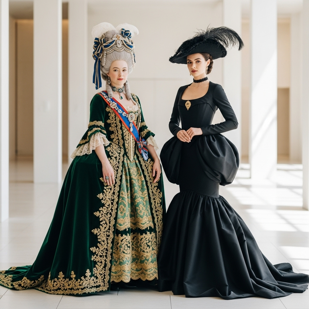 Królewskie inspiracje: moda na dworach wczoraj i dziś